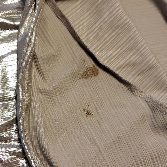 INC INTERNATIONAL CONCEPTS womens M silver knot front tank top - Picture 6 of 7